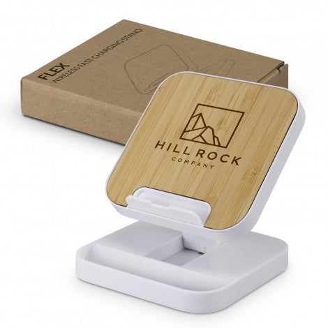 Flex Wireless Fast Charging Stand - Reward with custom branded logo - Simply Merchandise
