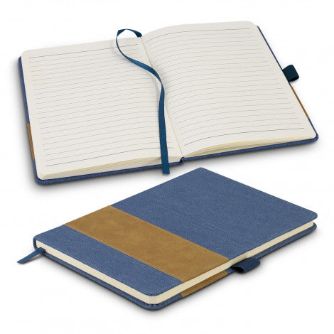Denim Notebook with custom branded logo - Simply Merchandise