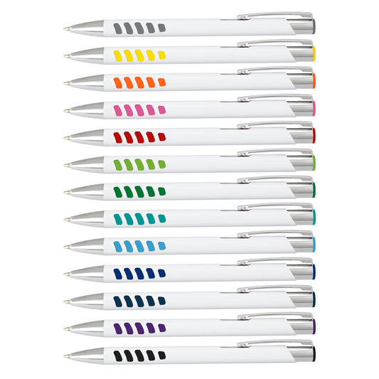 Panama Grip Pen - White Barrel - Simply Merchandise
