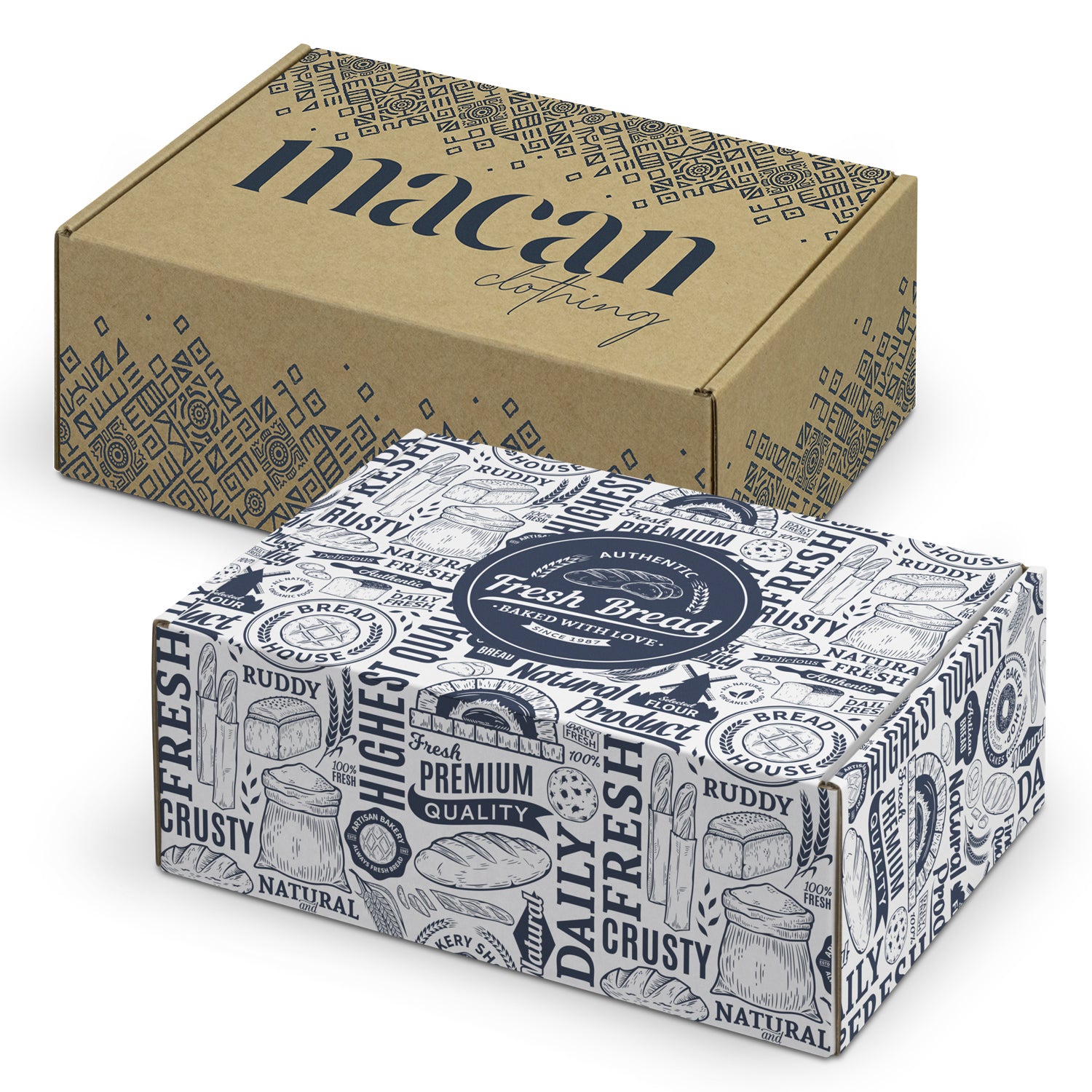 Die Cut Box with Locking Lid - 225x167x83mm - Simply Merchandise