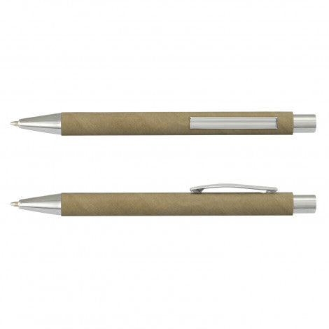 Lancer Kraft Pen with custom branded logo - Simply Merchandise