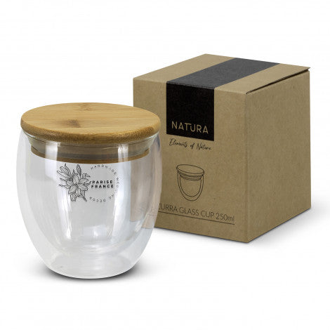 NATURA Azzurra Glass Cup - 250ml - Simply Merchandise