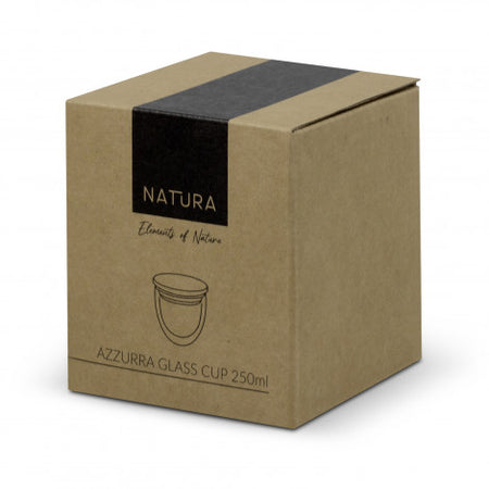 NATURA Azzurra Glass Cup - 250ml - Simply Merchandise