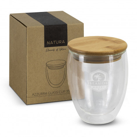 NATURA Azzurra Glass Cup - 350ml - Simply Merchandise