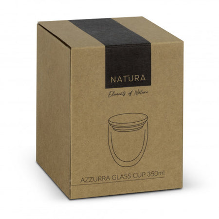 NATURA Azzurra Glass Cup - 350ml - Simply Merchandise