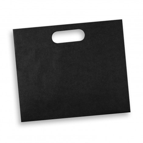 Large Die Cut Paper Bag Landscape with custom branded logo - Simply Merchandise