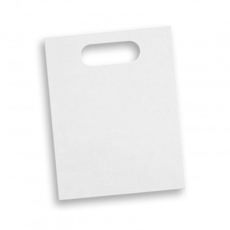 Medium Die Cut Paper Bag Portrait with custom branded logo - Simply Merchandise