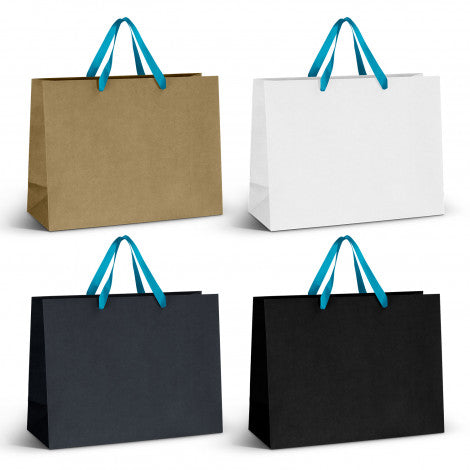 Extra Large Ribbon Handle Paper Bag - Simply Merchandise