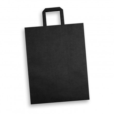 Extra Large Flat Handle Paper Bag Portrait - Simply Merchandise