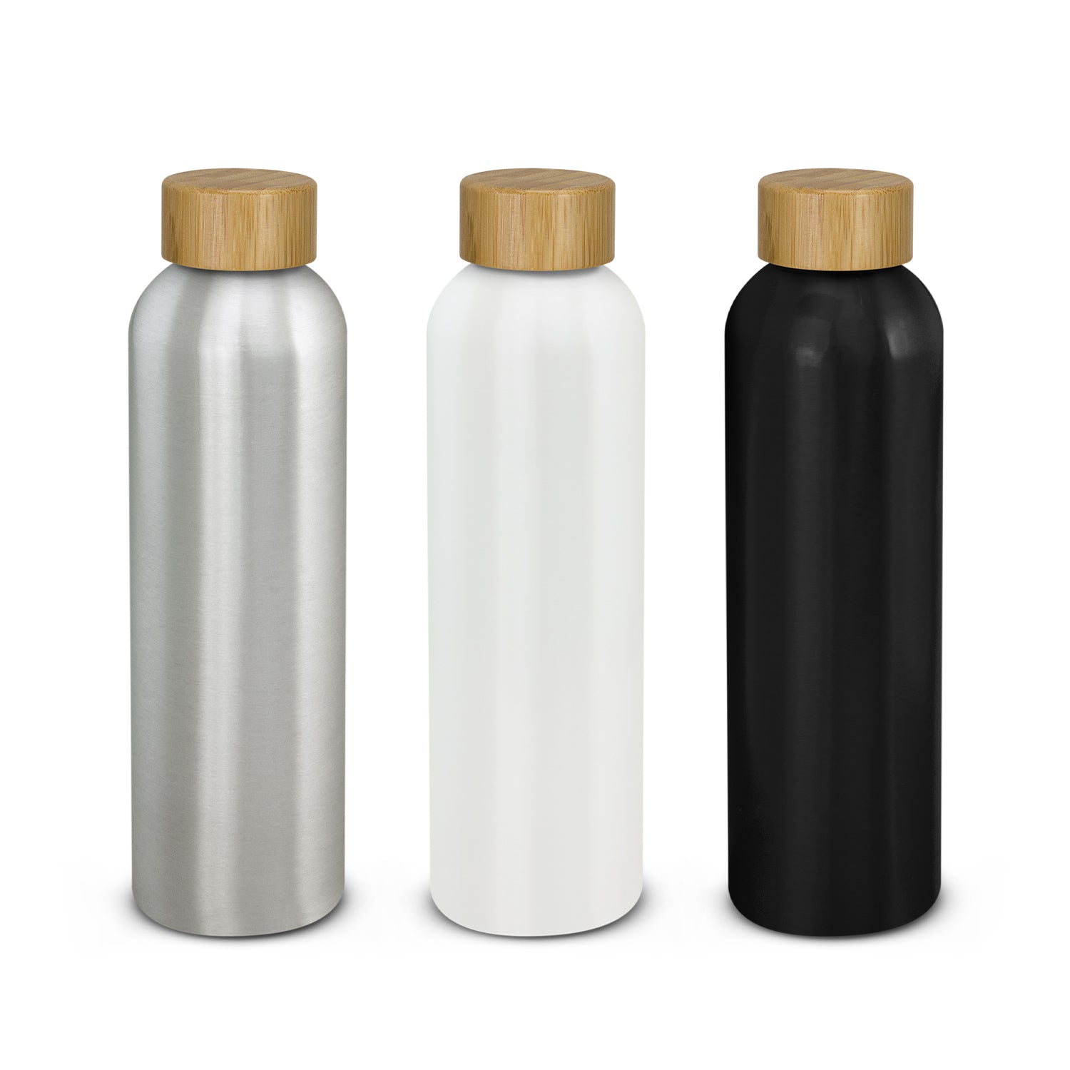 Eden Aluminium Bottle Bamboo Lid - Simply Merchandise