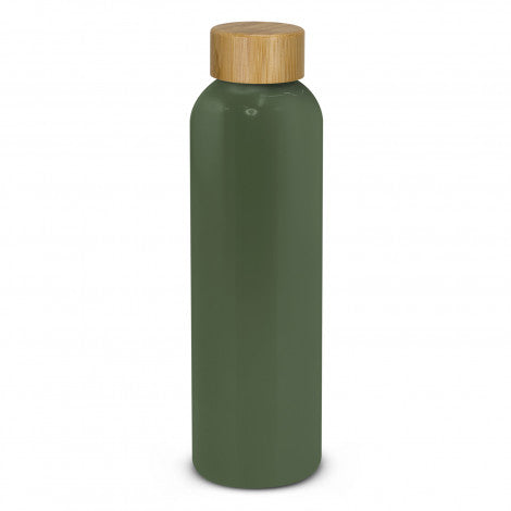 Eden Aluminium Bottle Bamboo Lid with custom branded logo - Simply Merchandise