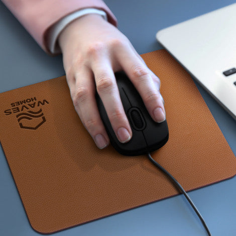 Leatherette Mouse Mat - Simply Merchandise