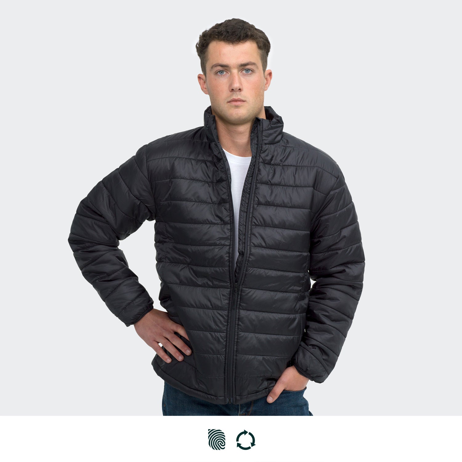 TRENDSWEAR Frazer Mens Puffer Jacket - Simply Merchandise