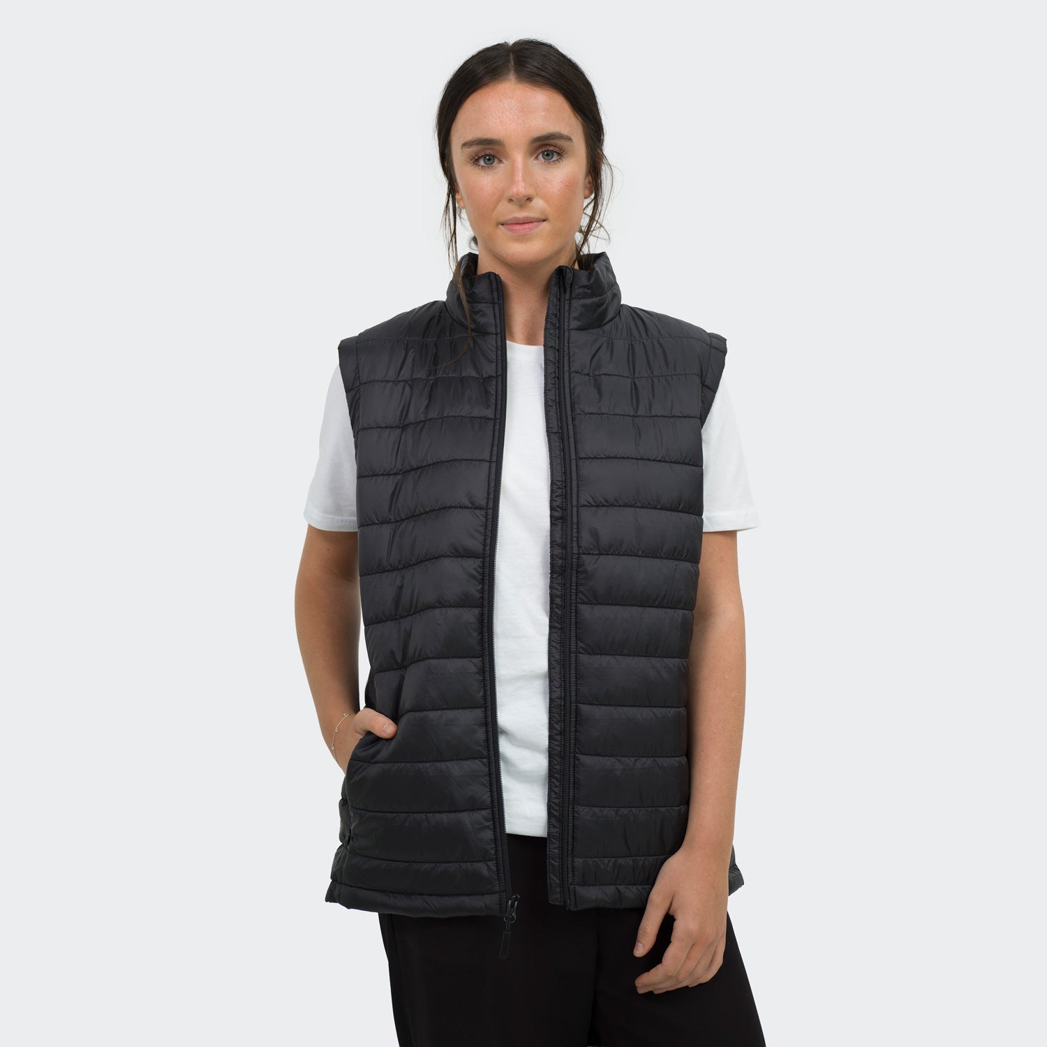 TRENDSWEAR Frazer Womens Puffer Vest - Simply Merchandise
