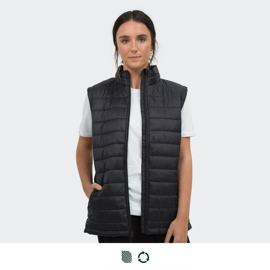 TRENDSWEAR Frazer Womens Puffer Vest - Simply Merchandise