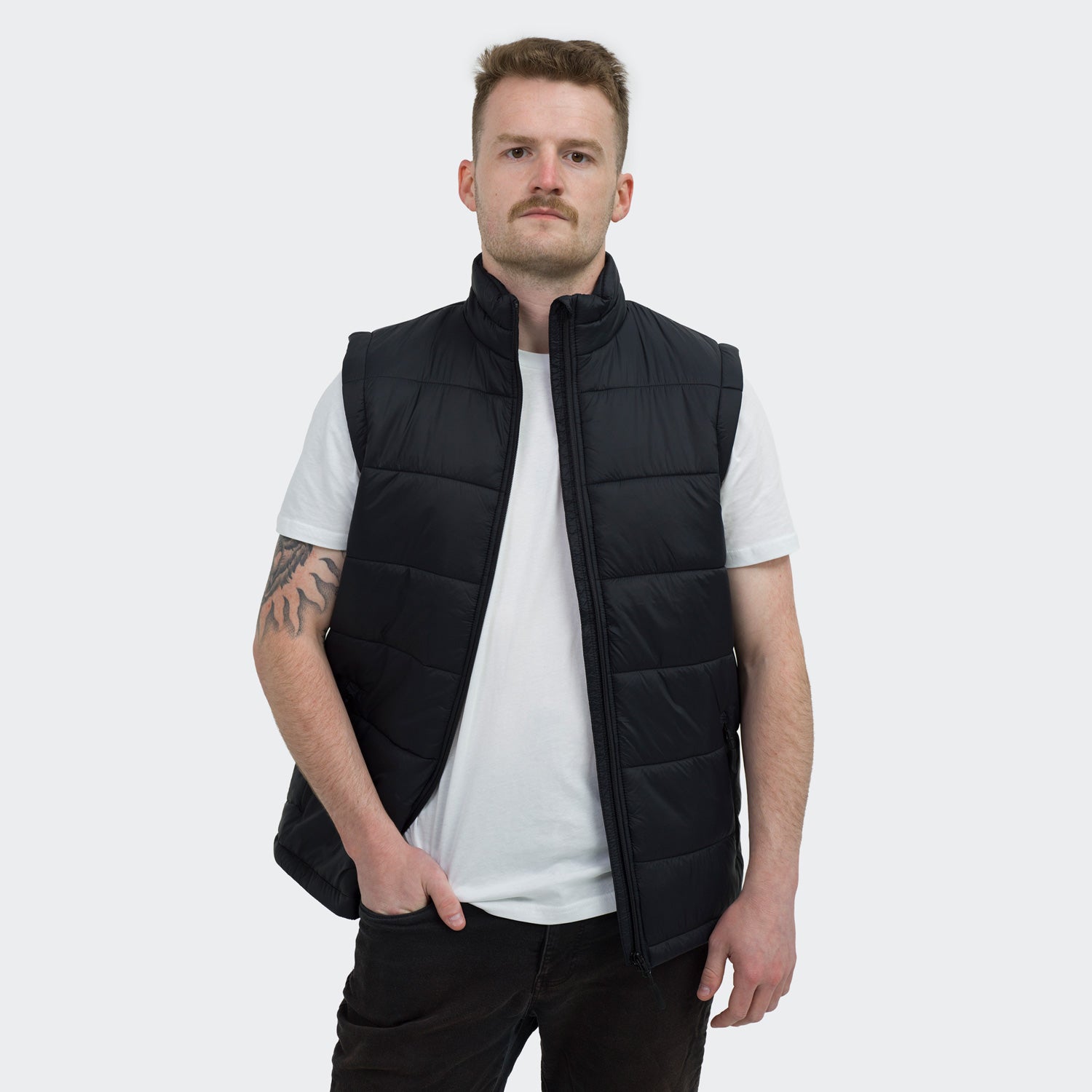 TRENDSWEAR Milford Mens Puffer Vest - Simply Merchandise