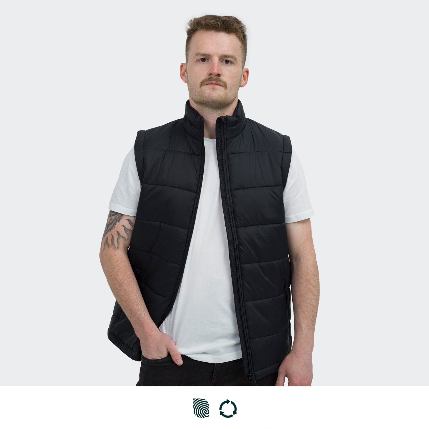 TRENDSWEAR Milford Mens Puffer Vest - Simply Merchandise