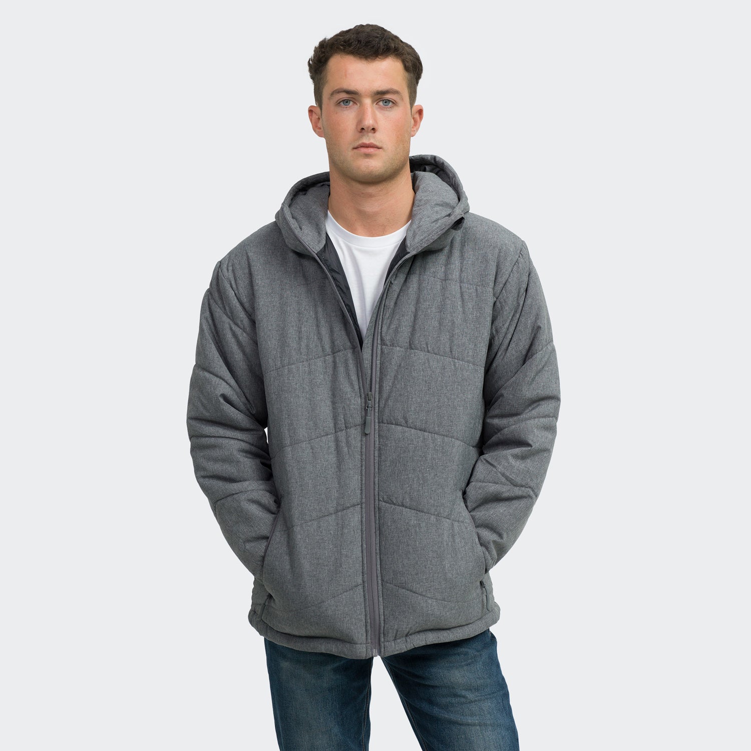 TRENDSWEAR Newport Mens Puffer Jacket - Simply Merchandise