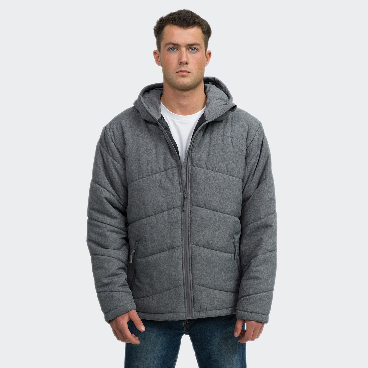TRENDSWEAR Newport Mens Puffer Jacket - Simply Merchandise