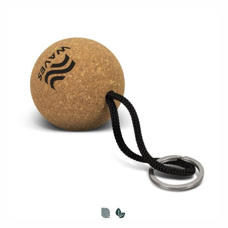 Cork Floating Key Ring - Round - Simply Merchandise