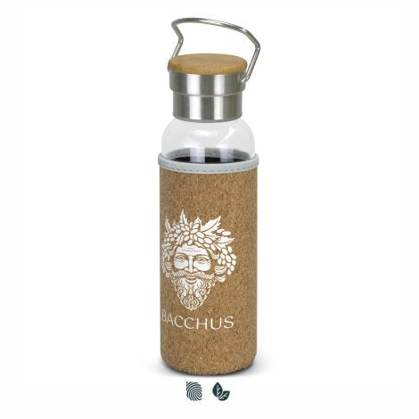 Nomad Glass Bottle - Cork Sleeve - Simply Merchandise