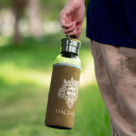 Nomad Glass Bottle - Cork Sleeve - Simply Merchandise