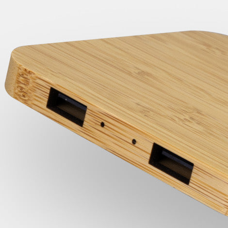 NATURA Bamboo Wireless Fast Charging Hub - Simply Merchandise