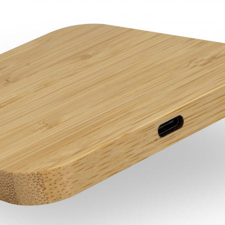 NATURA Bamboo Wireless Fast Charging Hub - Simply Merchandise