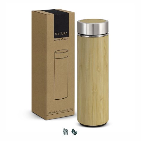 NATURA Bamboo Vacuum Bottle - Simply Merchandise