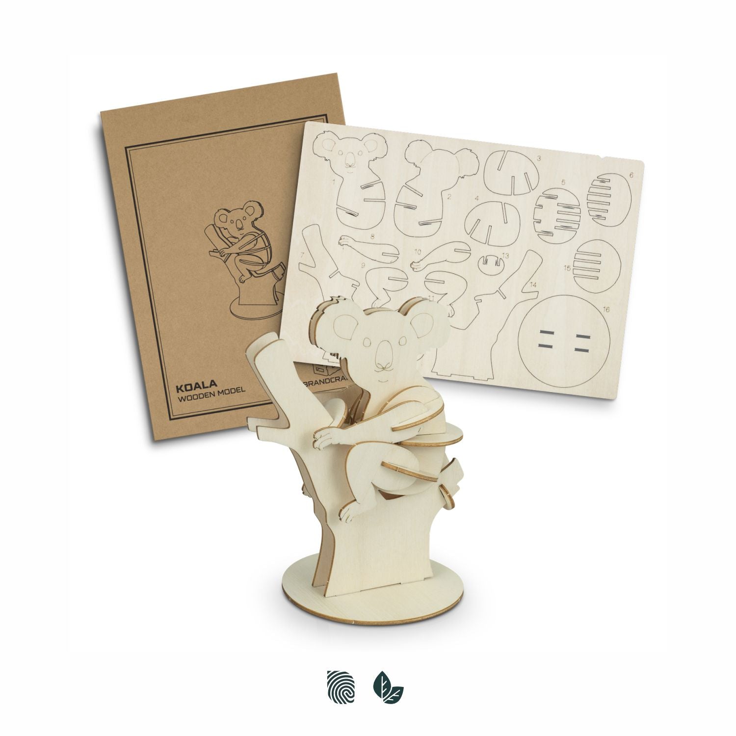 BRANDCRAFT Koala Wooden Model - Simply Merchandise