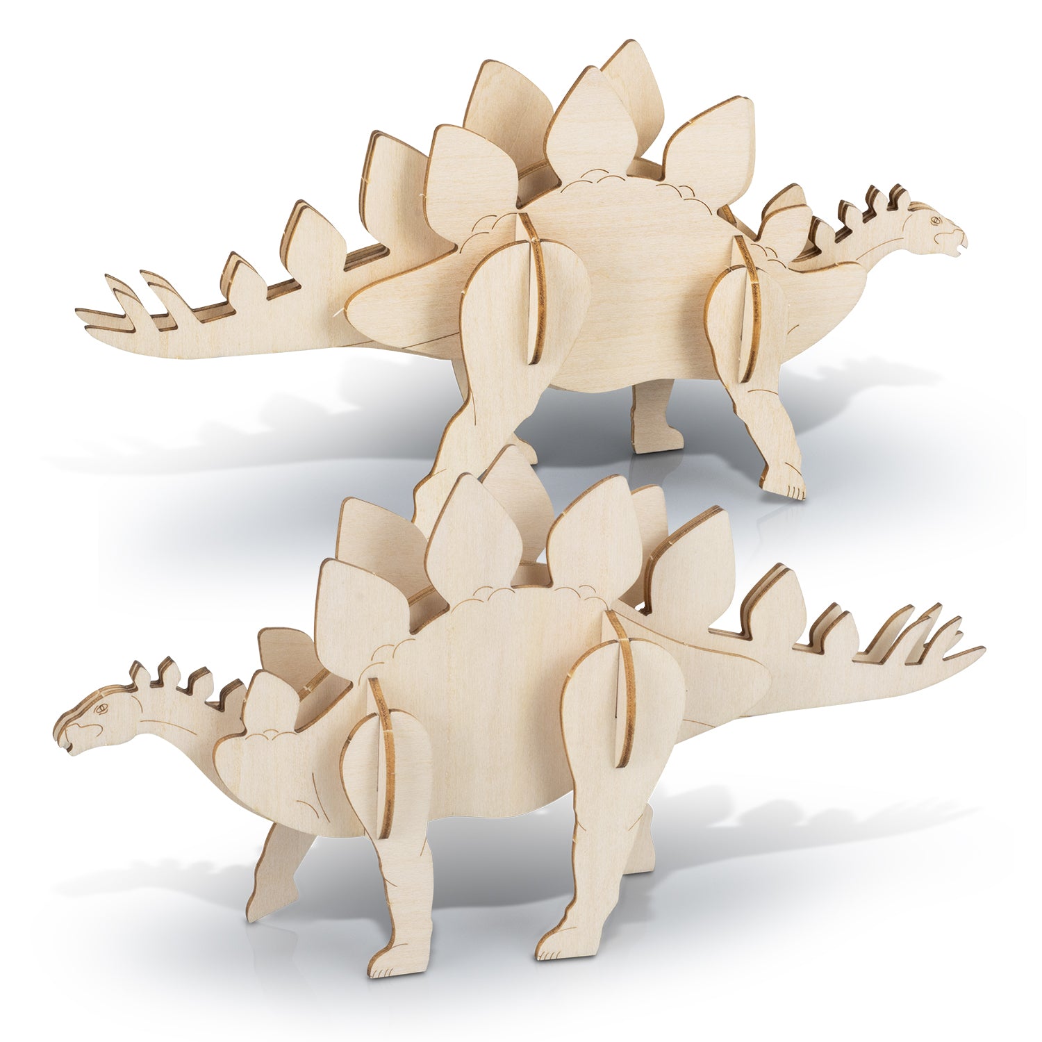 BRANDCRAFT Stegosaurus Wooden Model - Simply Merchandise