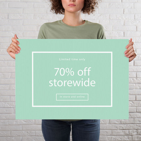 600 W x 450 H Core Flute - Simply Merchandise