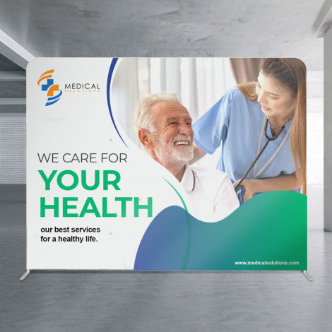 Straight Stretch Media Wall Small - Simply Merchandise