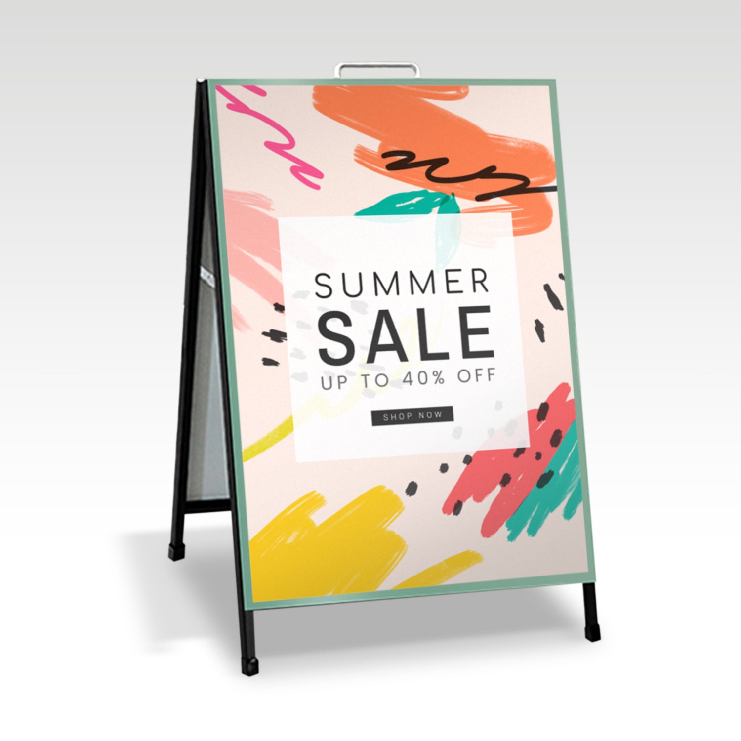 600x900 Metal A-Frame - Simply Merchandise