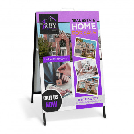 900x1200 Metal A-Frame - Simply Merchandise