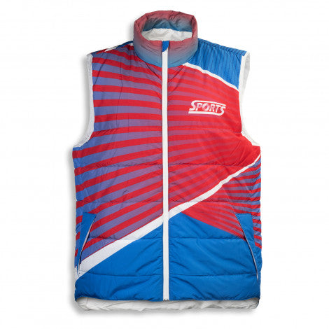 Custom Puffer Vest with custom branded logo - Simply Merchandise