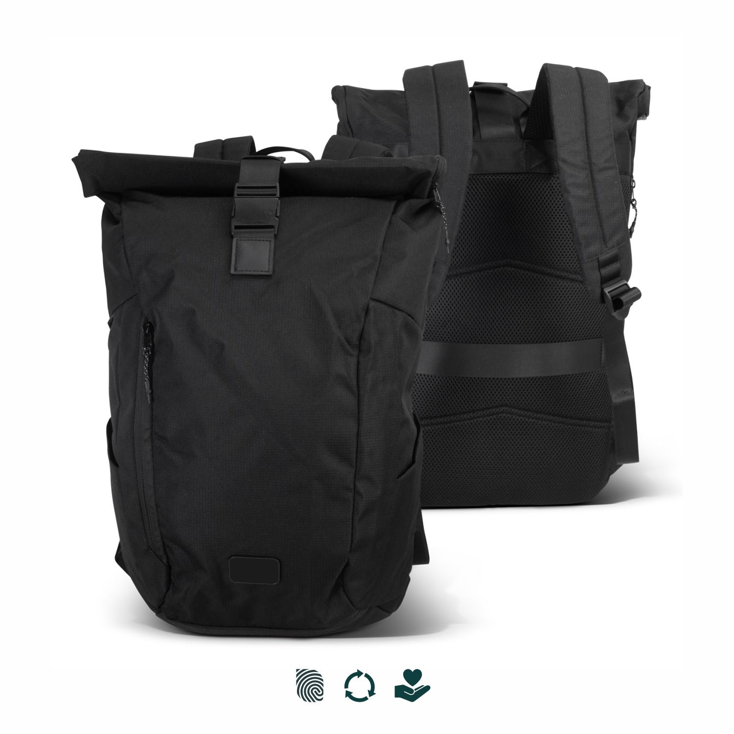 SPICE Waste2Gear Roll Up Computer Backpack - Simply Merchandise