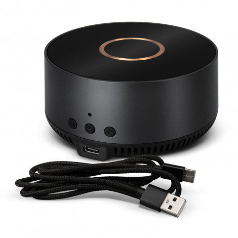 INGENIO Arc Wireless Charging Speaker with custom branded logo - Simply Merchandise