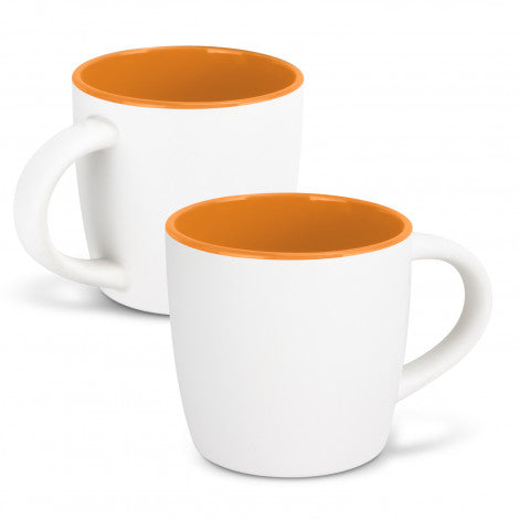 Mocha Coffee Mug - Two-Tone with custom branded logo - Simply Merchandise