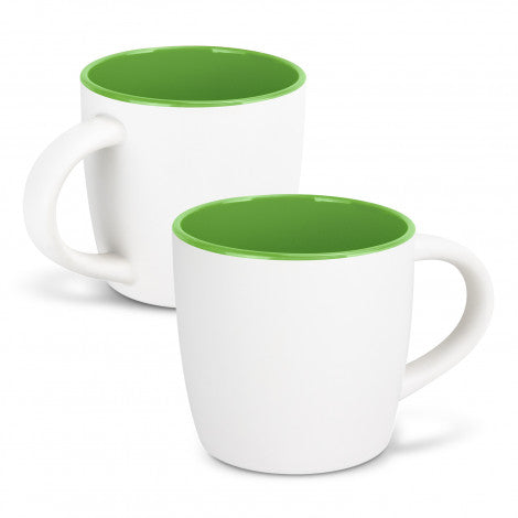 Mocha Coffee Mug - Two-Tone with custom branded logo - Simply Merchandise