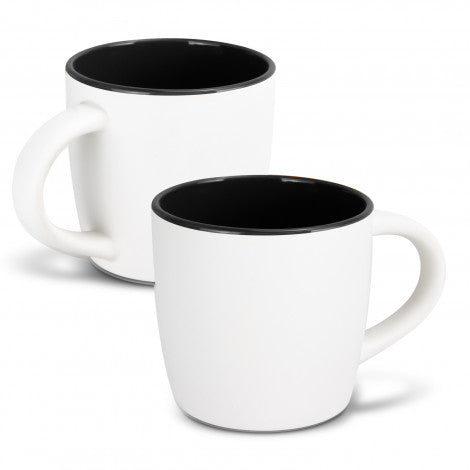 Mocha Coffee Mug - Two-Tone with custom branded logo - Simply Merchandise