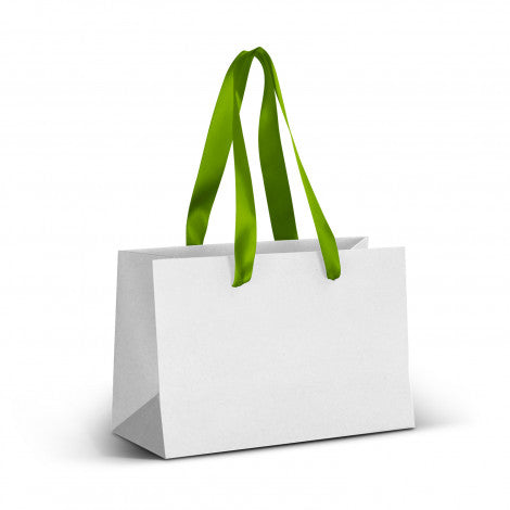 Small Ribbon Handle Paper Bag - Full Colour - Simply Merchandise