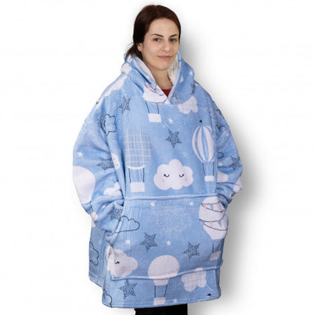 Full Colour Blanket Hoodie - Simply Merchandise