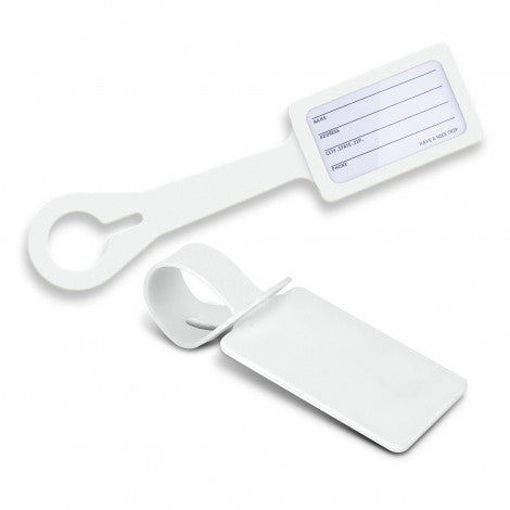 Silicone Luggage Tag with custom branded logo - Simply Merchandise