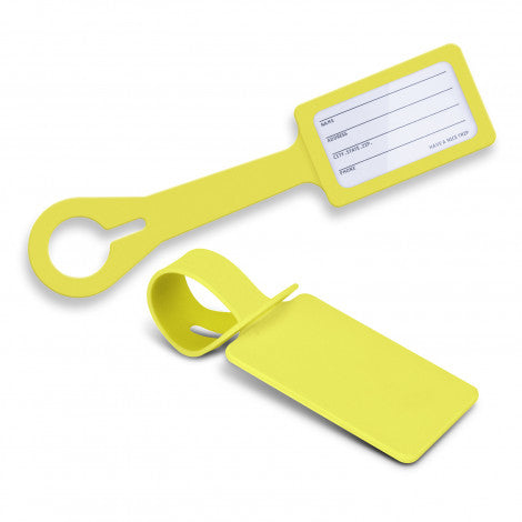 Silicone Luggage Tag with custom branded logo - Simply Merchandise