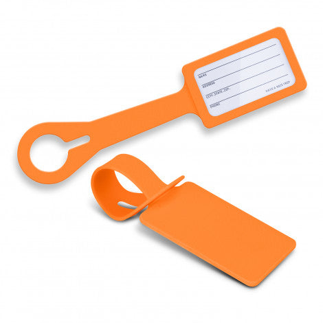 Silicone Luggage Tag with custom branded logo - Simply Merchandise