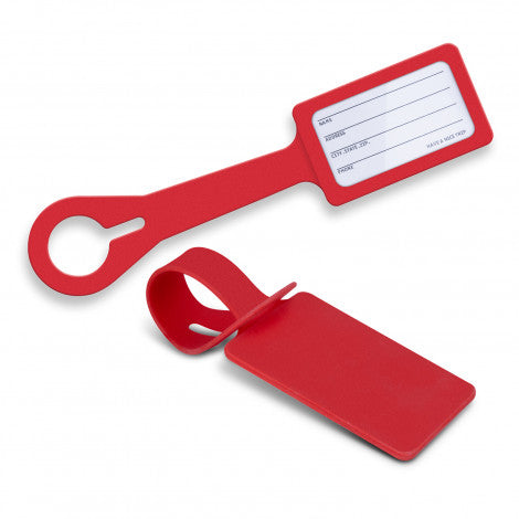 Silicone Luggage Tag with custom branded logo - Simply Merchandise