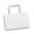Small Flat Handle Paper Bag Landscape - Simply Merchandise