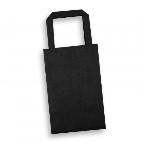 Small Flat Handle Paper Bag Portrait - Simply Merchandise