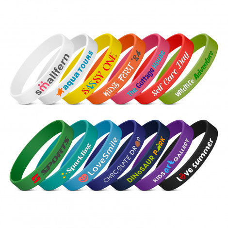 Kids Silicone Wrist Band - Debossed - Simply Merchandise